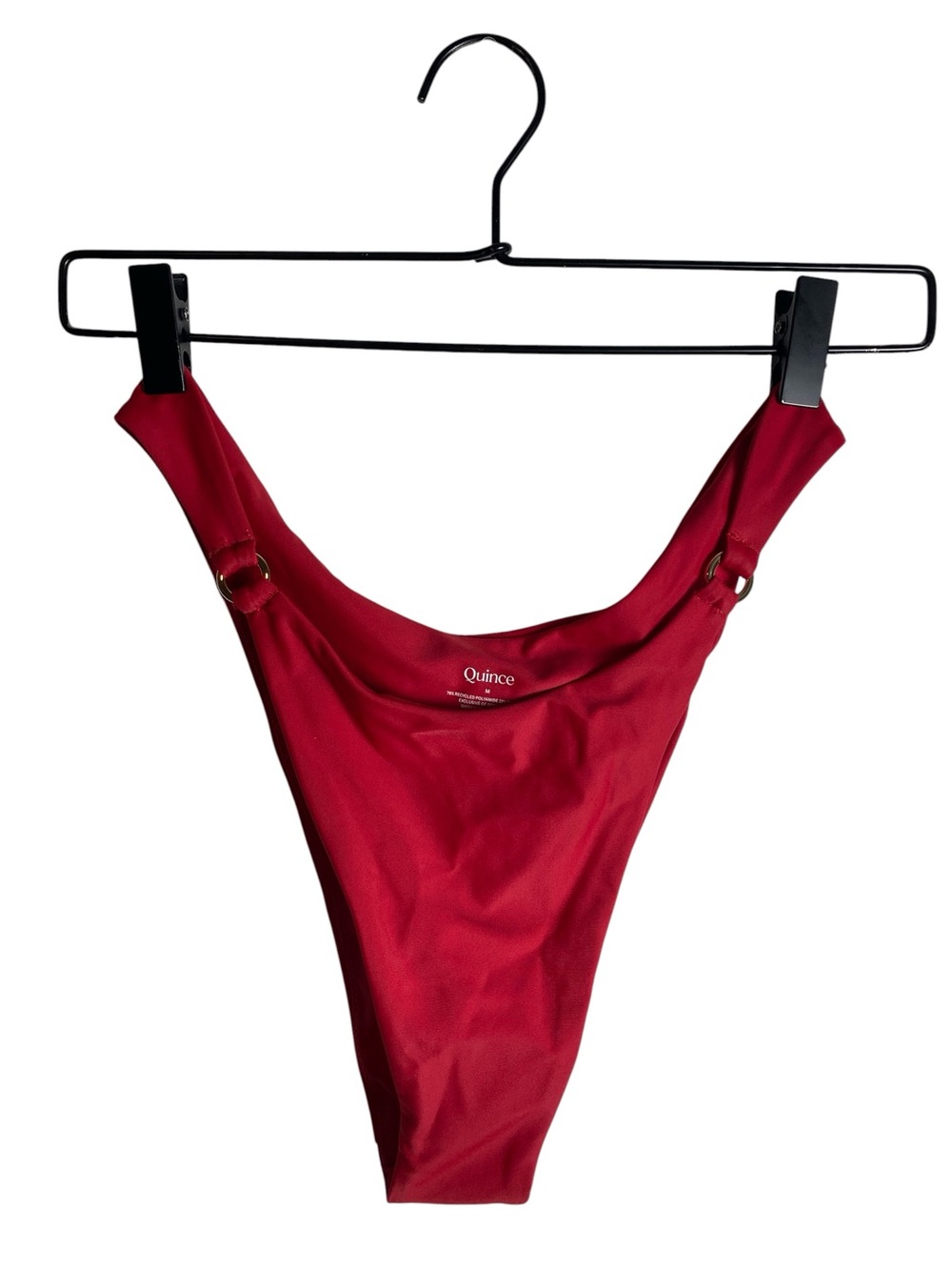 Quince Red Ring Detail Bikini Bottoms